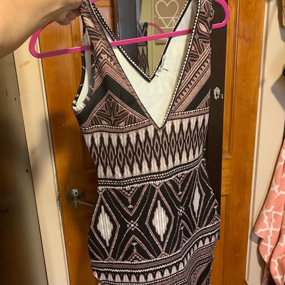 Midi dress . Stretchy body con material